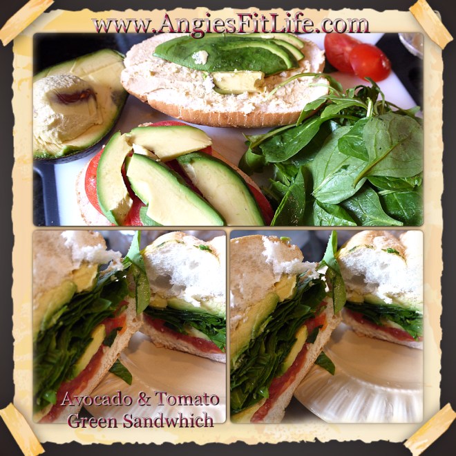 Avocado & Tomato Green Sandwich